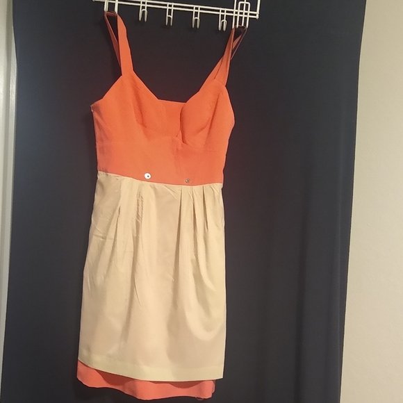 Black Halo Orange Black Small Dress - Picture 5 of 7